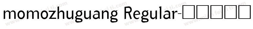 momozhuguang Regular字体转换